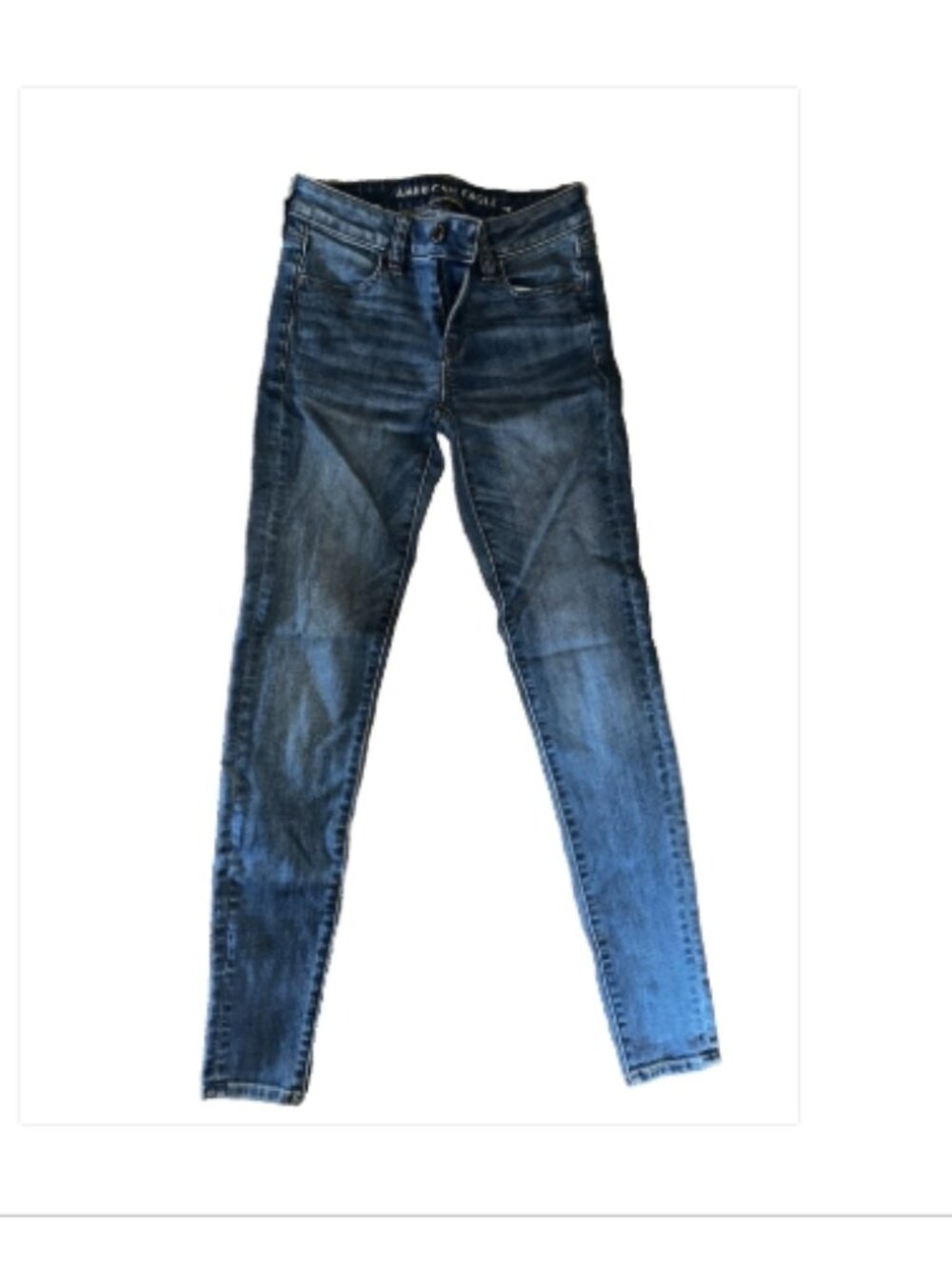 🦅 American Eagle Next Level Stretch Skinny Jeans 👖💙 Size 0 Long